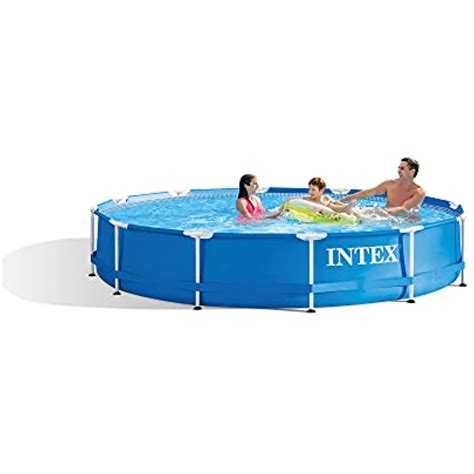 Intex 12ft X 30in Quick Set Metal Frame Above Ground Pool Included Pump And Cover