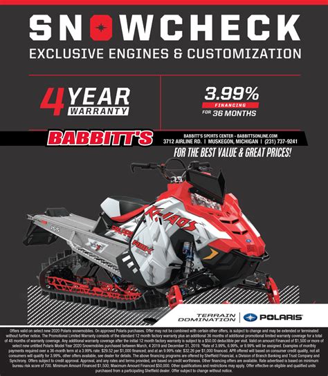 Polaris Snow Check 2020 | Babbitt's Sports Center