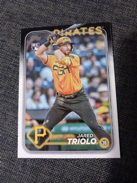 Topps Series Jared Triolo Pittsburgh Pirates Rookie Ebay