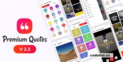 Premium Quotes V2 3 Quotes App With Admin Panel Admob And Applovin