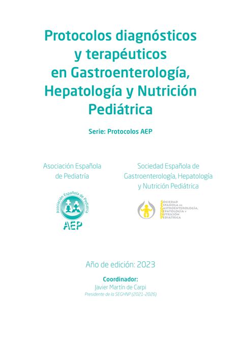 Protocolos Diagn Stico Terap Uticos De Gastroenterolog A Hepatolog A Y