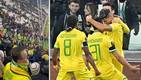 Europa League I Tifosi Del Nantes Sfottono La Juve Serie B VIDEO