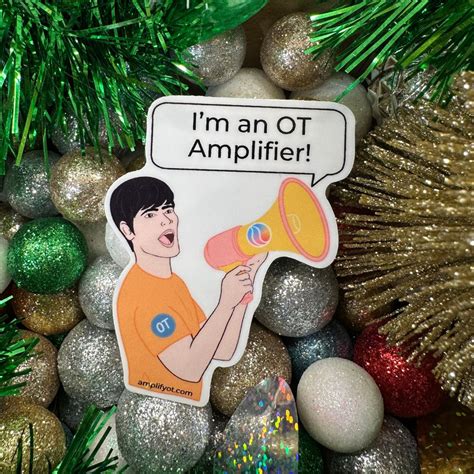 Asian Man Im An Ot Amplifier Sticker • Amplify Ot