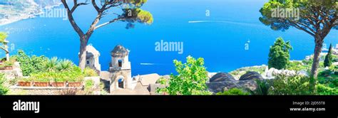 Ravello Village Amalfi Coast Of Italy Stock Photo Alamy