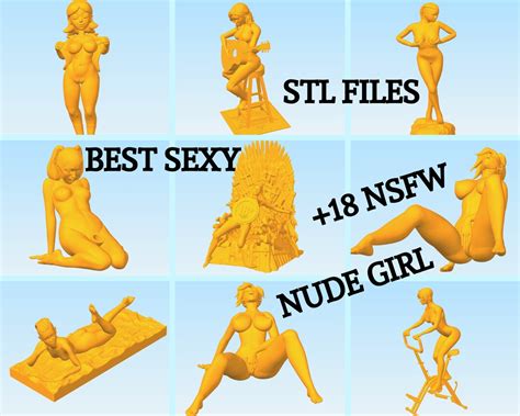 Best NSFW Sexy Girls Stl Package Naked D Printable Girl Model Nude Women Figures NSFW Stl