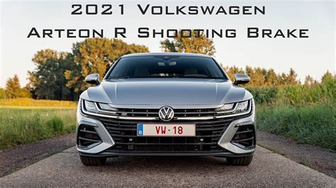 2021 Volkswagen Arteon R Shooting Brake Pure Exhaust Sound Youtube