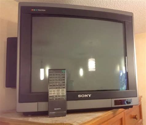 Sony Trinitron Inch Crt Tv Model Kv Xru Sony Remote Gaming