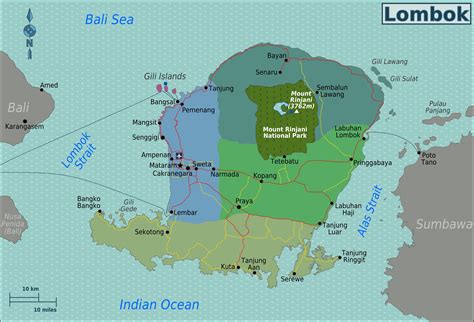 Large Lombok Island Maps for Free Download and Print | High-Resolution