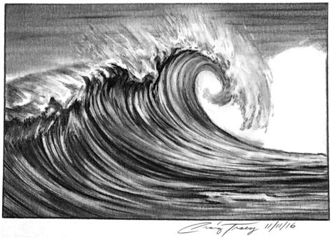 How To Draw Ocean Waves With Pencil At How To Draw