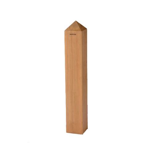 Square Profile Hardwood Bollards Woodscape Esi External Works