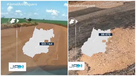 Jornal Anhanguera Go 164 Entre Acreúna E Paraúna Nem Parece Asfaltada