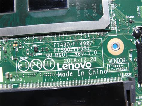 Lenovo Thinkpad T490 14 Genuine Laptop I5 8365u 1 6Ghz Motherboard NM