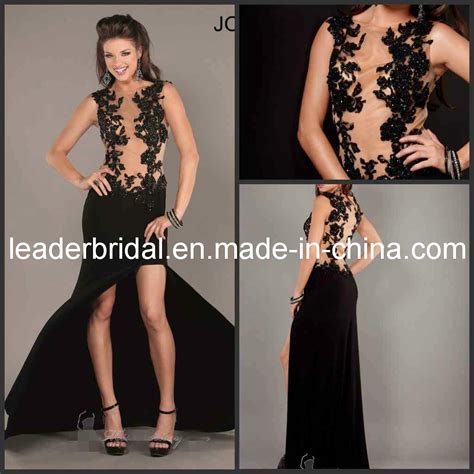 Black Lace Nude Sheer Party Cocktail Evening Dress E China Evening Dress And Prom Dress Price