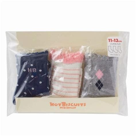 HOT BISCUITS Socks 3pairs Set 15 19cm Citrus Studio