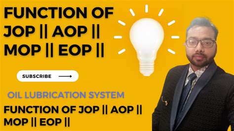 Oil Lubrication System How Does EOP Pump Works For Turbine FUNCTION