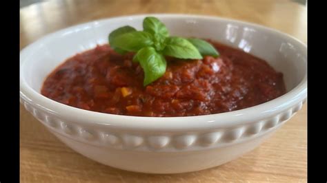 The Best Italian Marinara Sauce Recipe Youtube