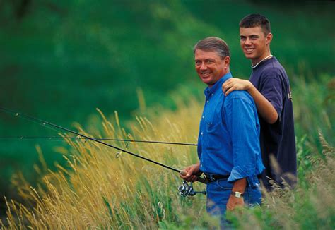 Father And Son Fishing Joel Sartore