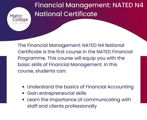 Financial Management Nated N4 National Certificate Ppt