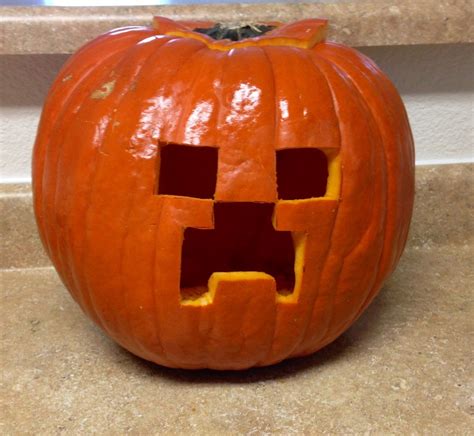 Minecraft Pumpkin Awesome Pumpkin Carvings Cute Pumpkin Carving Halloween Pumpkin Carving