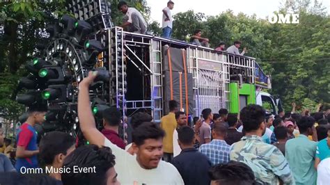 Dj Shree Dj Jb Dj Shine Dj KB New Setup At Ganesh Puja Bhasani Omm