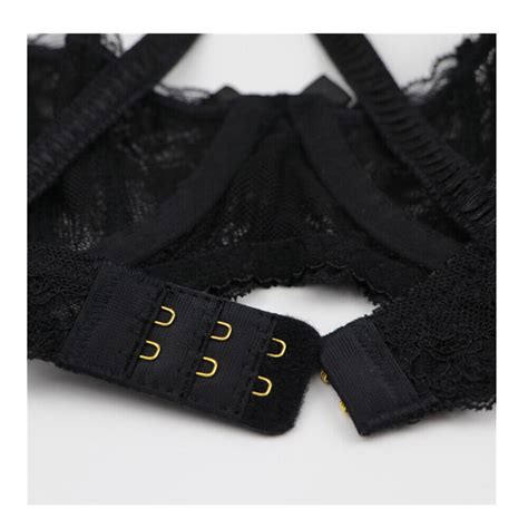 Unlined Women Bras Set Tie Up Panties Lace Sexy Lingerie Brassiere Thong Briefs EBay