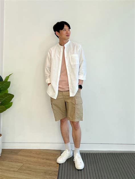 Check Styling Ideas For「crew Neck Short Sleeve T Shirt、cotton Linen Stand Collar Long Sleeve