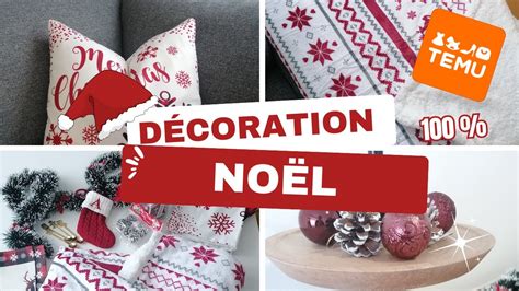 DÉCORATION DE NOËL 100 TEMU HAUL DÉCORE AVEC MOI YouTube