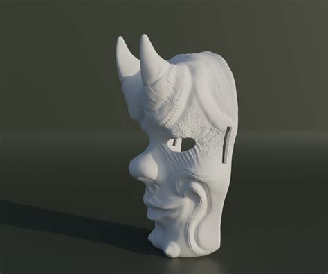 ArtStation - Devil Cosplay Mask Demon Face Mask 3D print model | Resources