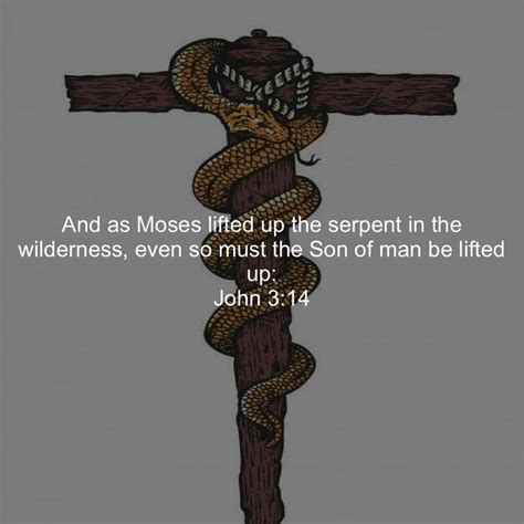 John 3 14 And As Moses Lifted Up The Serpent In The Wilderness Even So