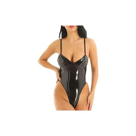 Pdakieyxnd Intimo Donna Latex Dress Completino Sexydonna Hot Lingerie