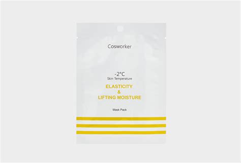 Cosworker Маска на тканевой основе против морщин Elasticity & lifting ...