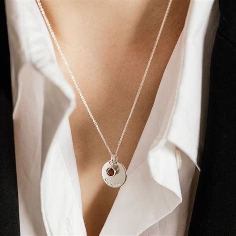 Eden And Co® Fine Jewellery Bezel Birthstone Necklace