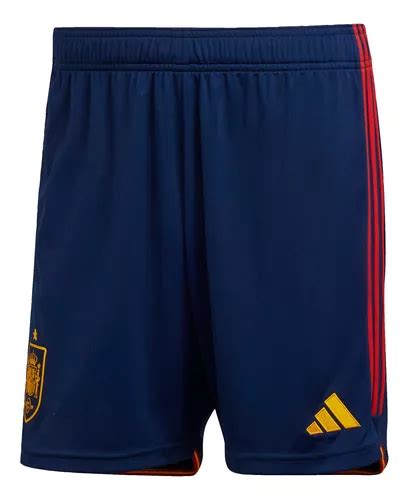 Shorts Uniforme De Local Espa A Azul Adidas Env O Gratis