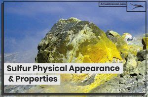 Sulfur Physical Appearance Properties Amoot Iranian Trading Company