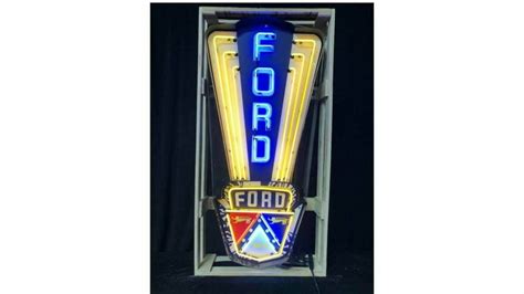 Ford Jubilee Single Sided Neon Sign For Sale At Auction Mecum Auctions