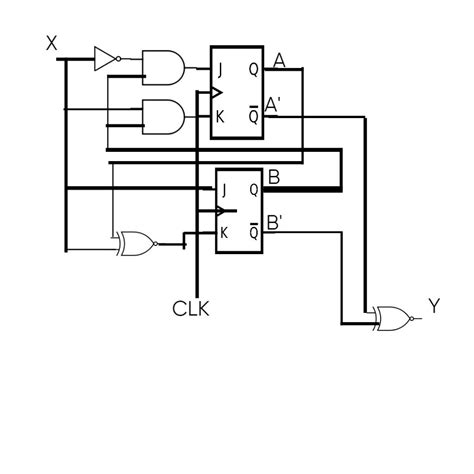 Solved Analysis The Following Clocked Sequential Circuit And