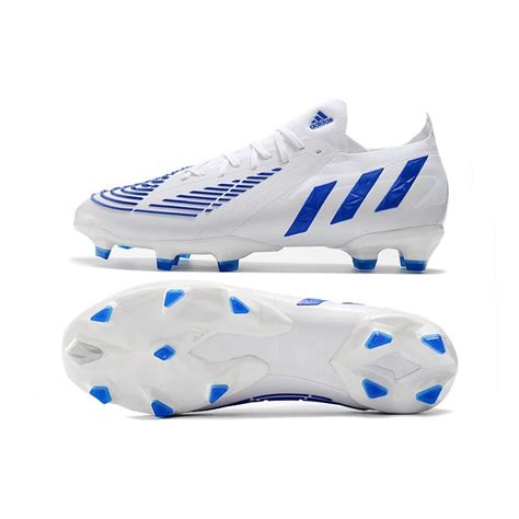 Adidas Low Cut Predator Edge 1 FG Diamond Edge White Hi Res Blue