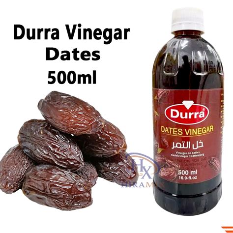 Durra Apple Vinegar Cuka Epal Kurma Cuka Dates Vinegar Halal 500ml ...