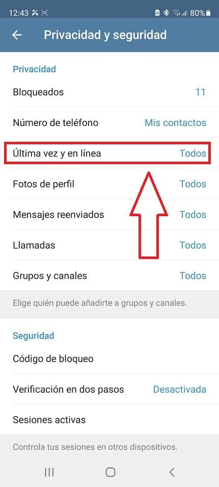 Como Ocultar Ltima Conexi N En Telegram F Cil Y R Pido