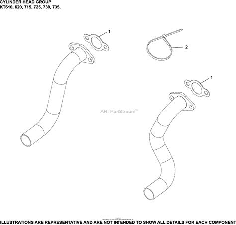 Kohler Kt Toro Hp Kw Parts Diagram For Exhaust Group