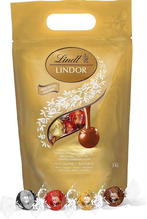 Lindt Lindor Mixed Assortment Of Chocolate Truffles Bag Approximately