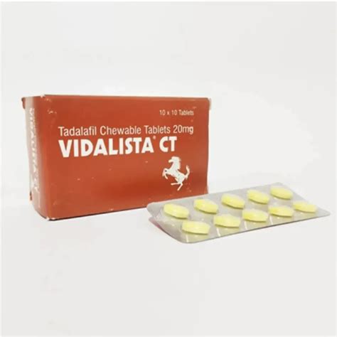 Vidalista 20 Tadalafil 20mg Tablets At Rs 390 Box Cialis In