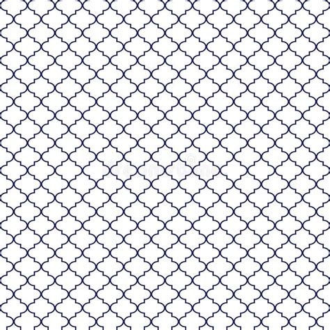 Quatrefoil Seamless Pattern Stock Vector Illustration Of Nautical