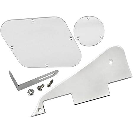 Ikn Set Of Lp Pickguard Control Backplate Selector Switch Cover Chrome