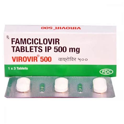 Famciclovir Mg Tablets At Rs Stripe Famciclovir Tablet In