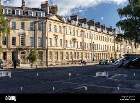 Great Pulteney Street And Its Sunlit Terrace Georgian Period Townhouses