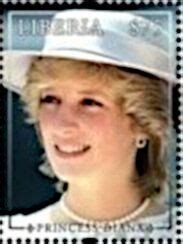 Stamp Princess Diana Liberia 50th Birth Anniversary Of Princess Diana