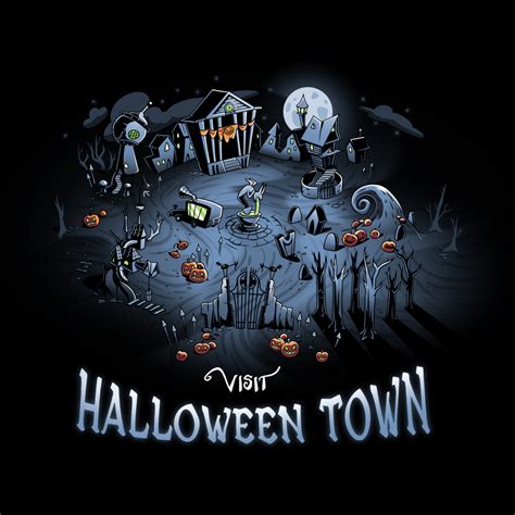 Halloween Town Background