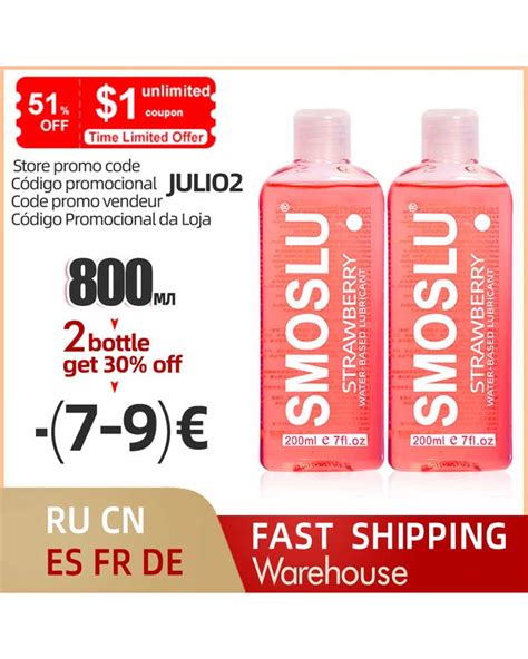 Smoslu Fruity Sex Anal Lubricant Lntimate Lubricant For Session Sex