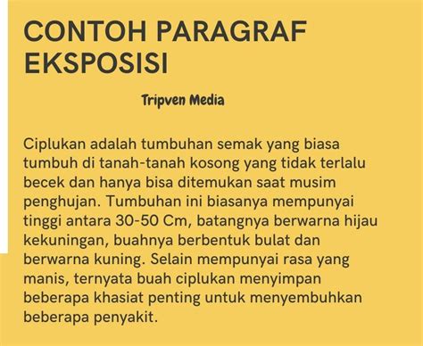 Contoh Paragraf Eksposisi Singkat Dan Benar Hot Sex Picture